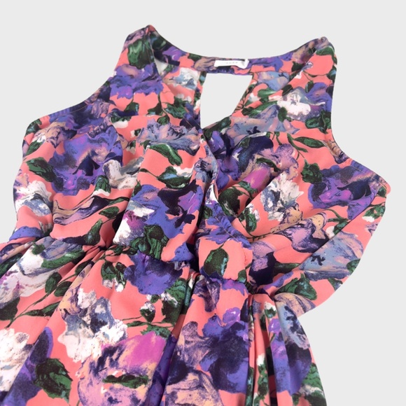 Lush Floral Print Midi Dress - Picture 5 of 9